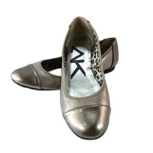 Anne Klein Sport Akalaner Gold/ Bronze Metallic Ballet Flat  Women's Size 9.5...